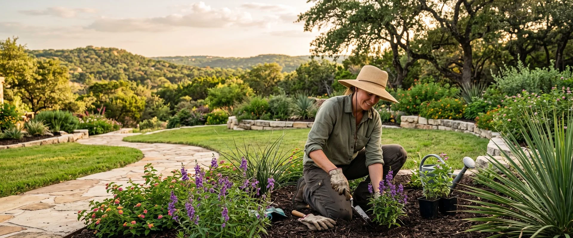 landscaper in Bee Cave, Austin TX