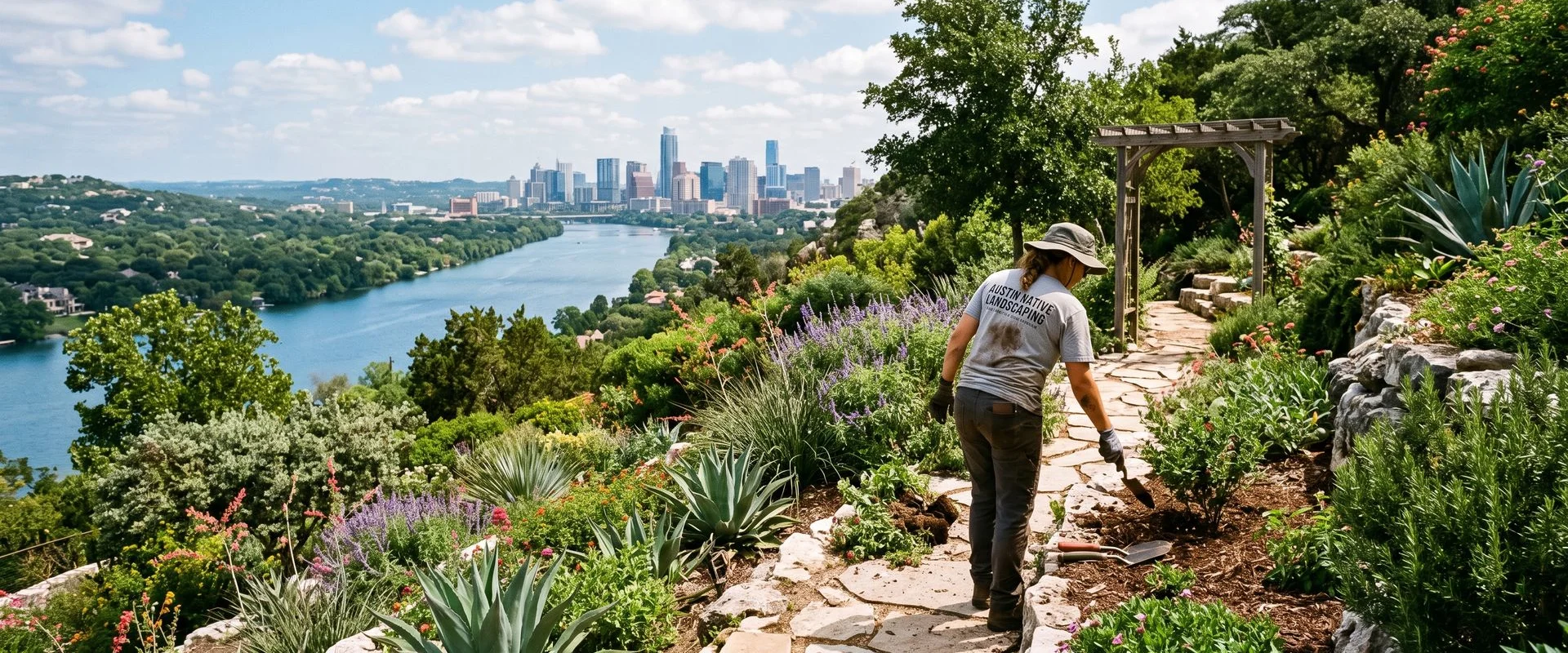 landscaper in West Lake Hills, Austin TX